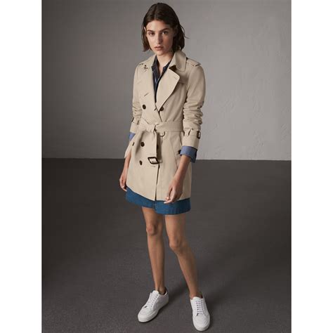 burberry sandringham short stone|trench coat Burberry original.